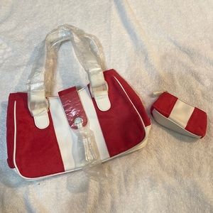 Estée Lauder purse/makeup bag set